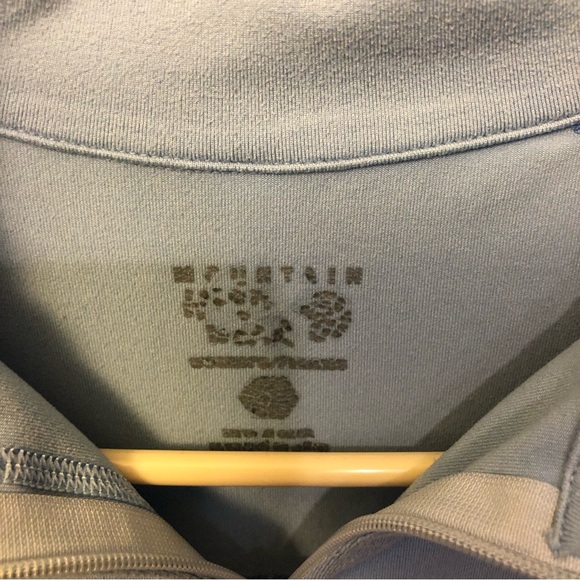 Mountain Hardwear Base Layer Women’s Blue Half Zip Pullover Size M GUC - Picture 2 of 7